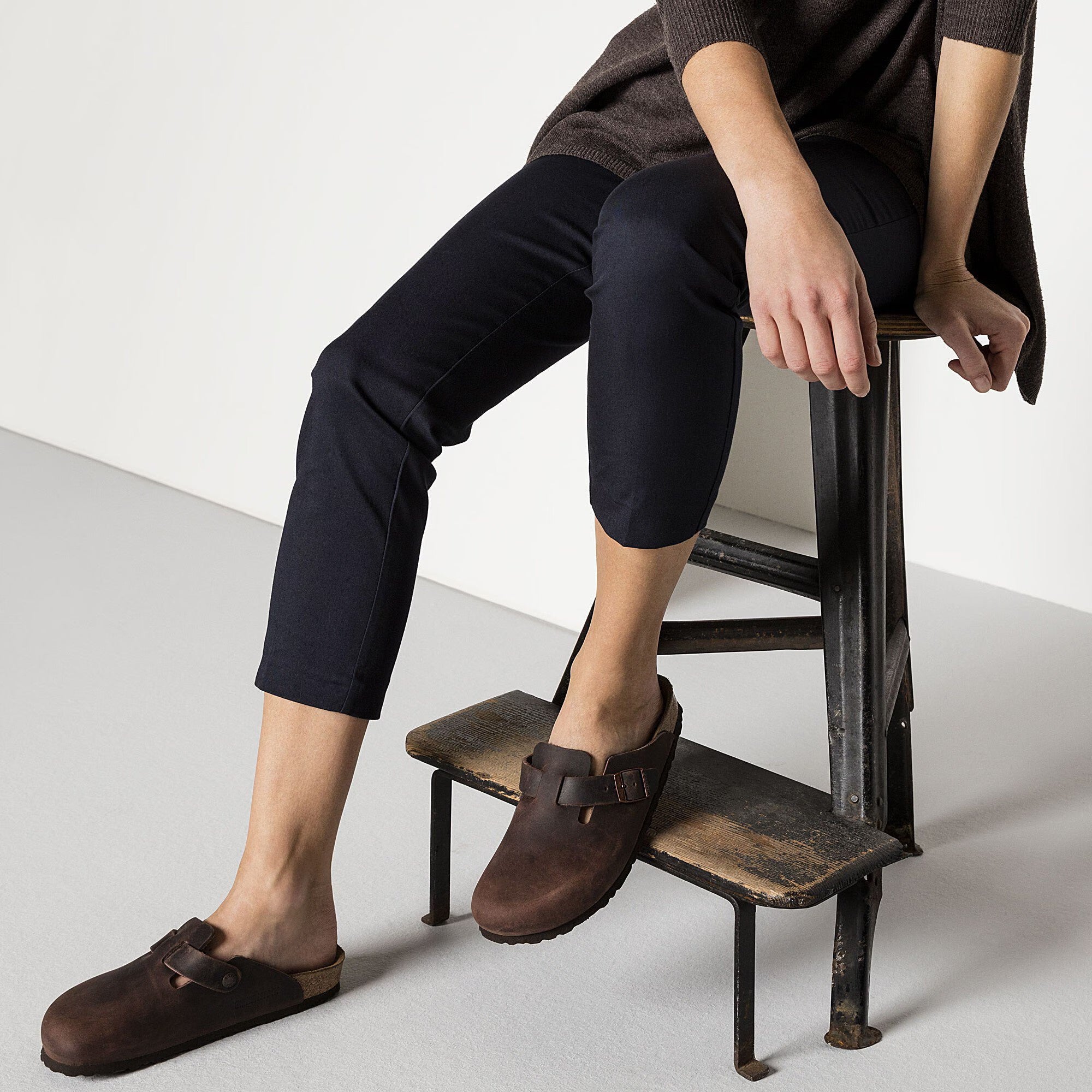 Boston Soft Footbed Oiled (Habana) when worn