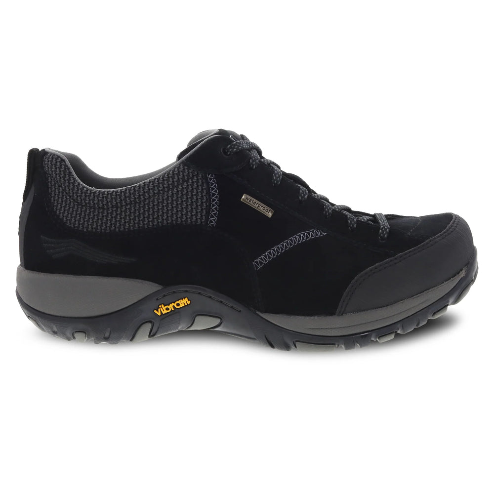 Paisley Black Suede outdoor trail shoes