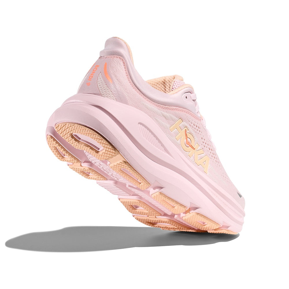 Women's Bondi 9 (Lilac Cream/Tangerine Glow) slant