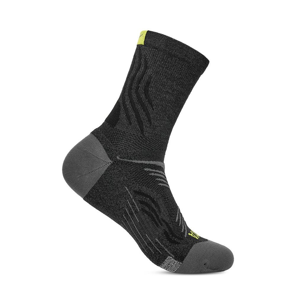 Bondi Quarter Run Sock (Black) side