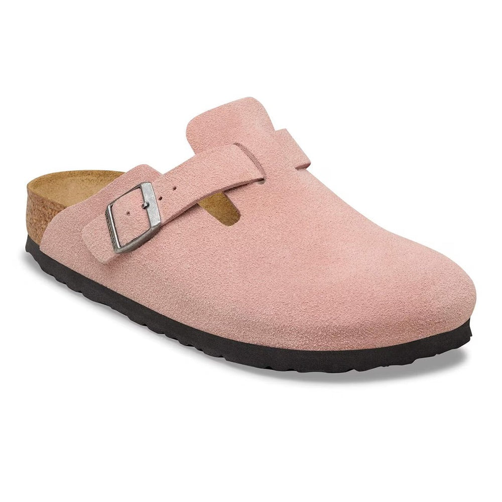 Women's Boston (Pink Clay Suede) side