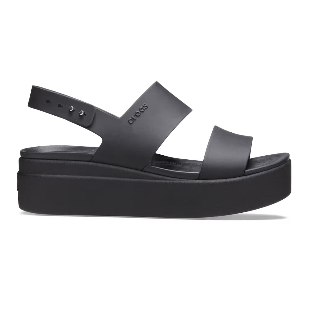 Women's Brooklyn Low Wedge (Black/Black) side