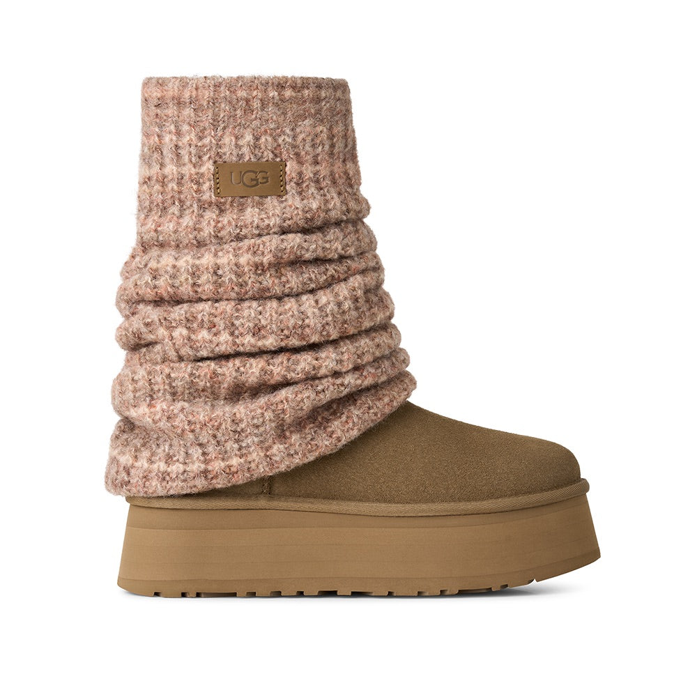 Women's Classic Mini Dipper Legwarmer (Light Bronze) side