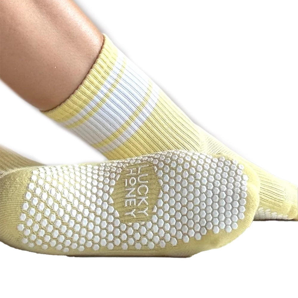 The Crew Sock (Lemon) sole