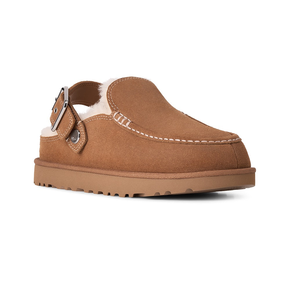 Goldenstar Evelina Clog (Chestnut) front