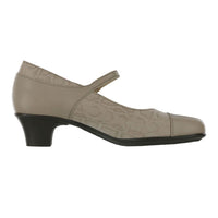 SAS Isabel Taupe Snake heel shoes