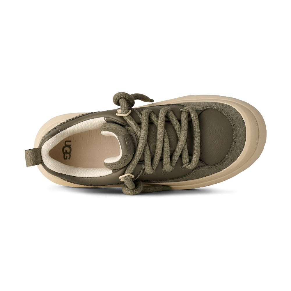 Men's Heritage Utility Sneaker (Moss green/Buffed) top