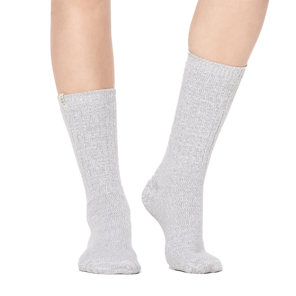 UGG Rib Knit Slouchy Crew Sock (Seal) – Hansen's