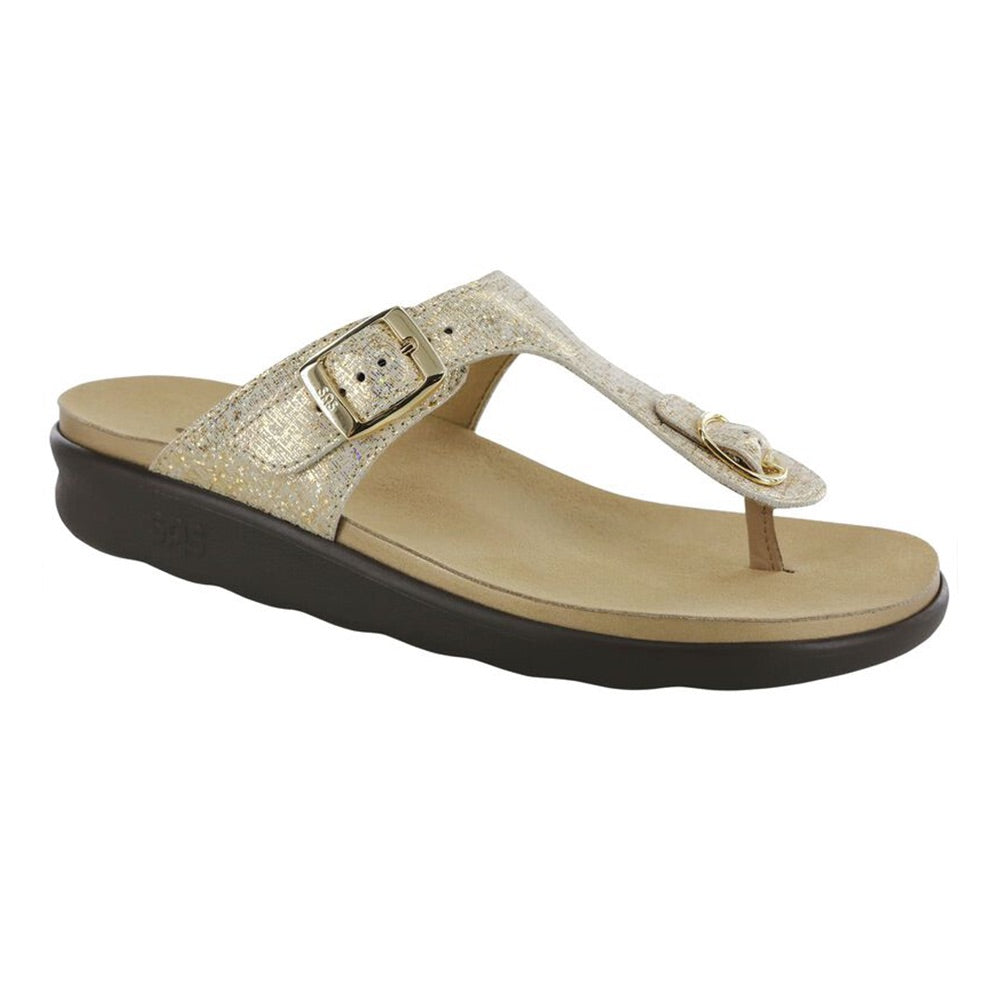 Women's Sanibel (Shiny Gold) front side