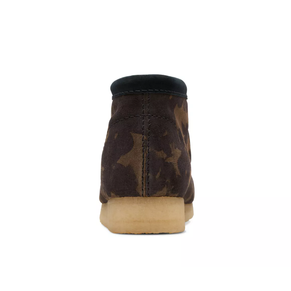 Men's Wallabee Boot (Black/Khaki Floral)