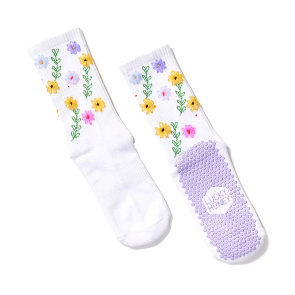 The Wild Flower Sock (Tan)