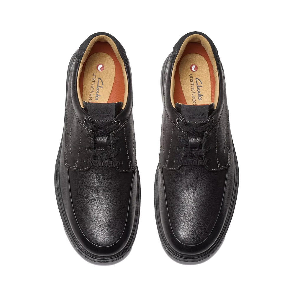 Men s Clarks Un Briley Pace Black Leather M 9