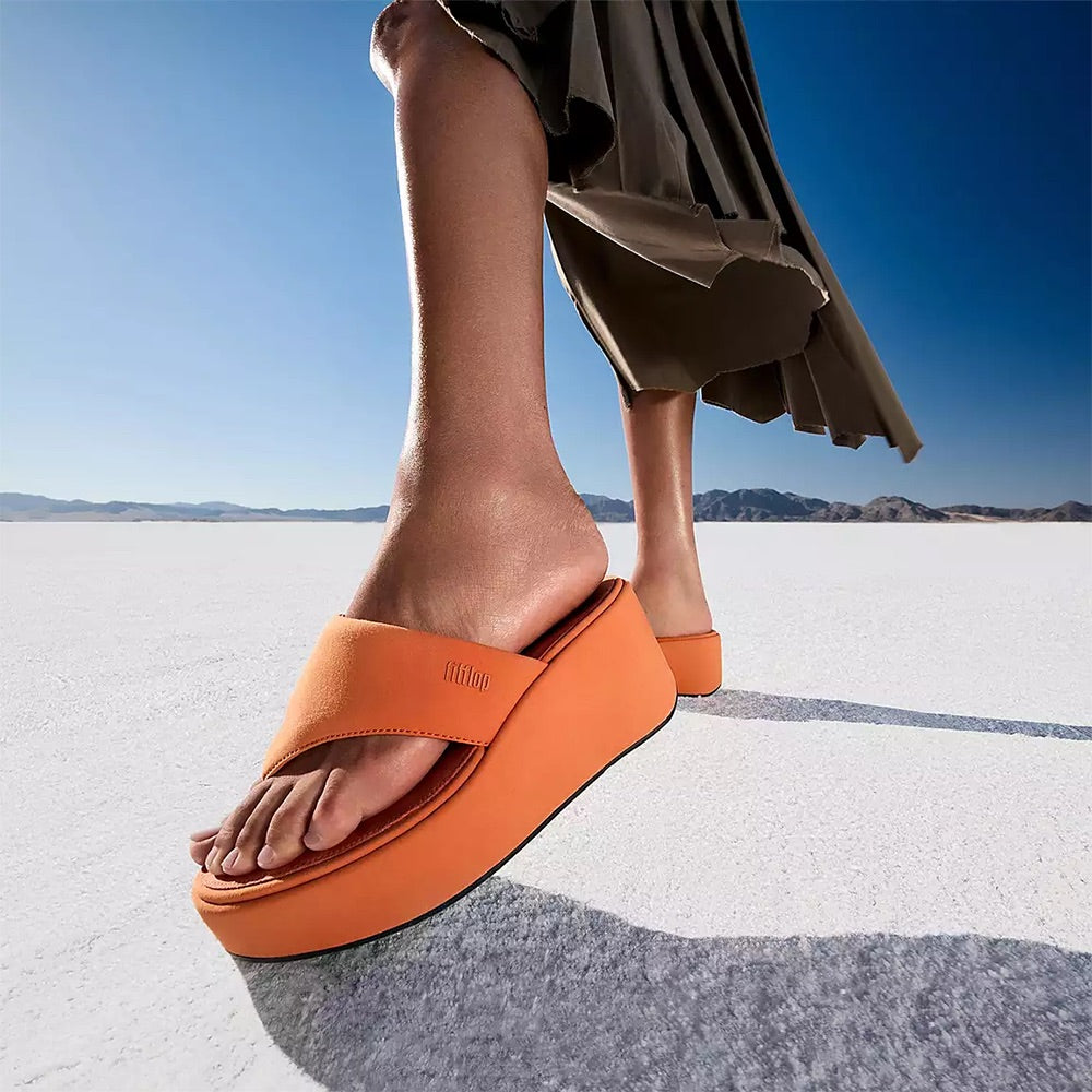 FitFlop Platform Wedge Toe-Post Sandals (Satsuma) – Hansen's