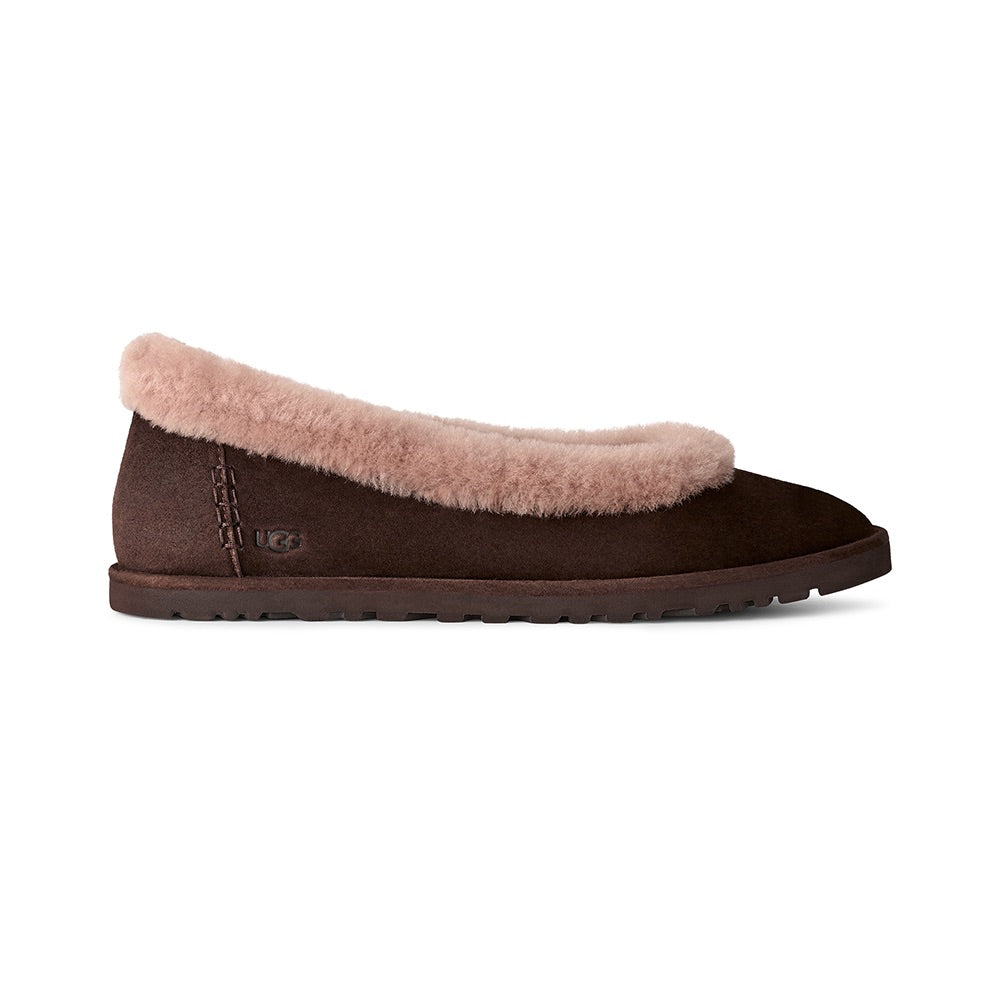 Women's Zora Ballet Flat (Dusted Cocoa) side