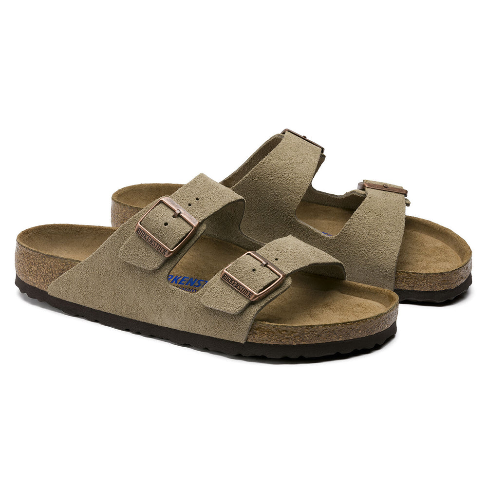 Arizona Soft Footbed Suede (Taupe)