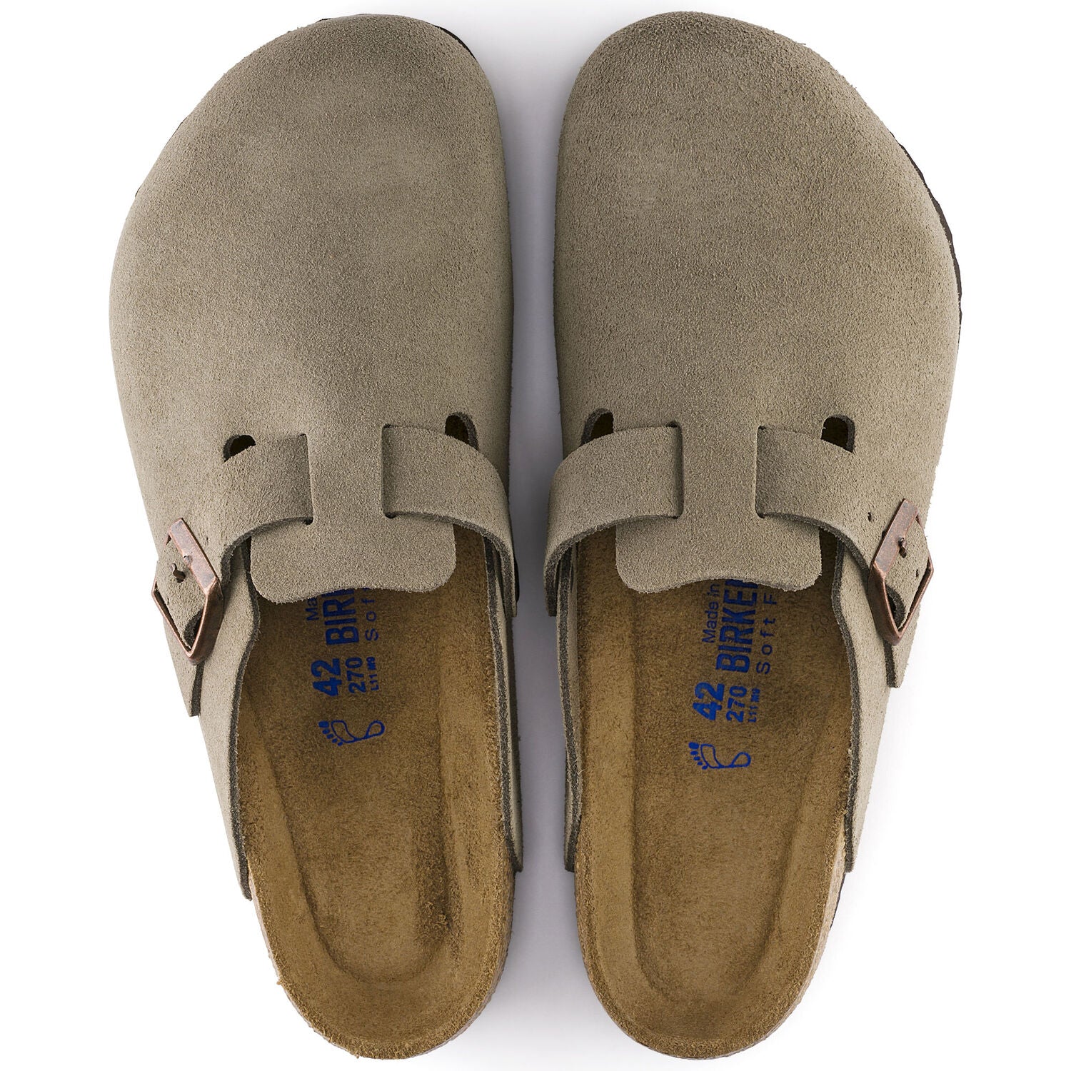 Birkenstock Boston (Taupe Suede) – Hansen's