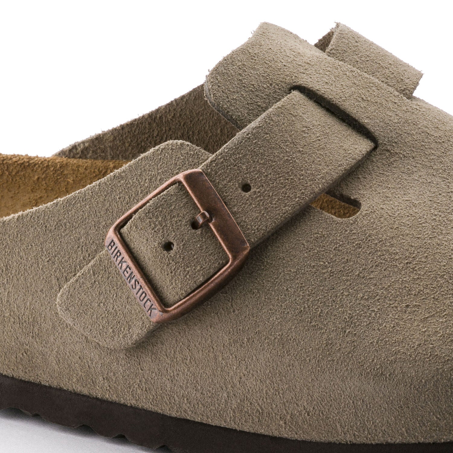 Birkenstock Boston (Taupe Suede) – Hansen's