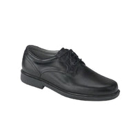 Men's leather lace up dress shoe.