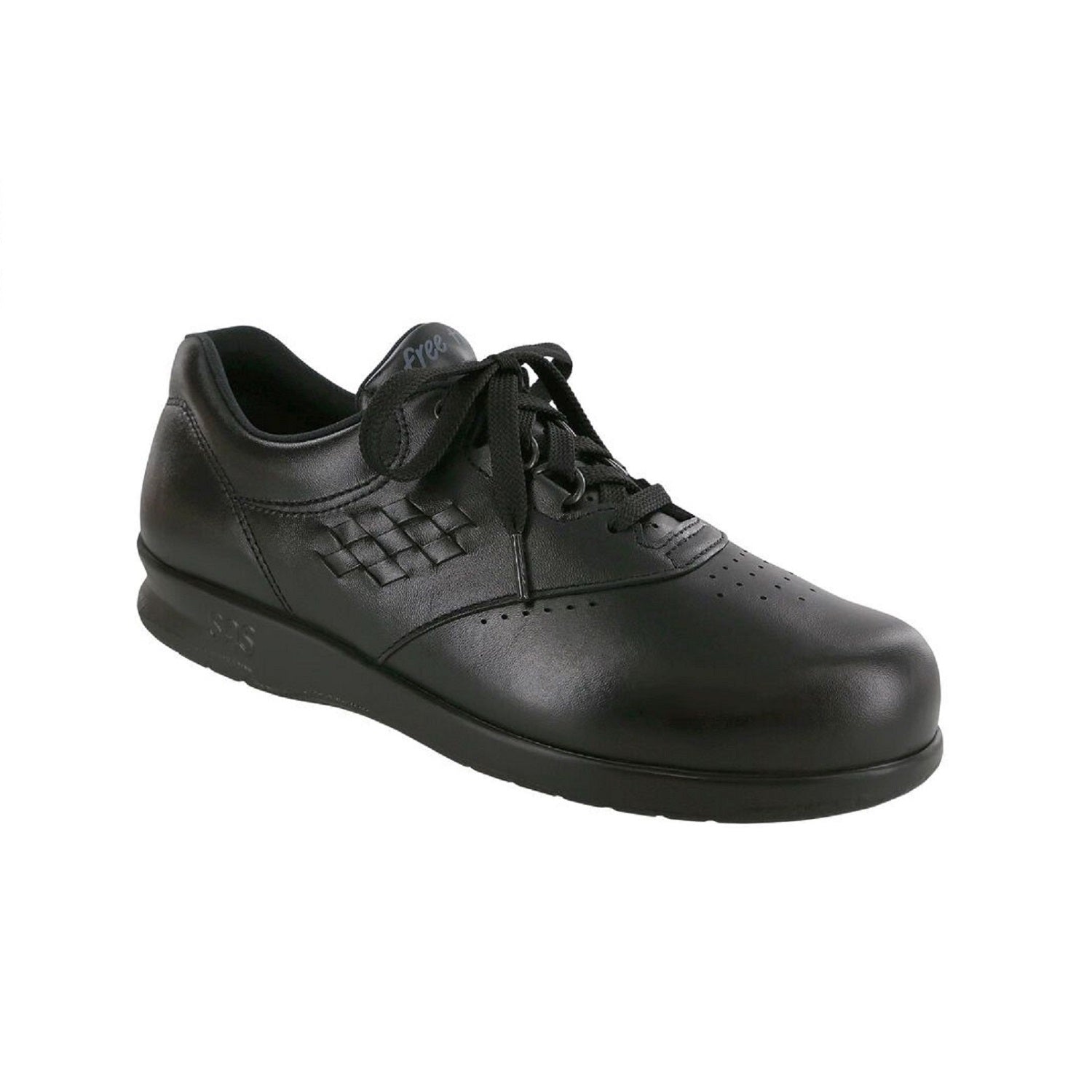 Lace up slip resistant shoe.