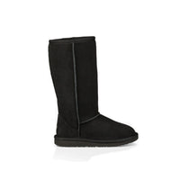 Classic tall Ugg boot in black for kids.